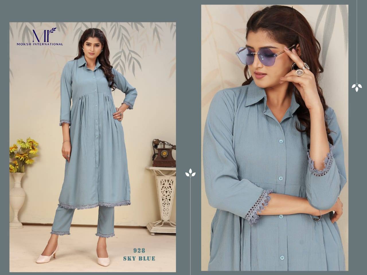 ICE VOL-2 BY Moksh 925 to 928 series Stylish Fancy Colorful Beautiful  fully stitched tops At Wholesale Price